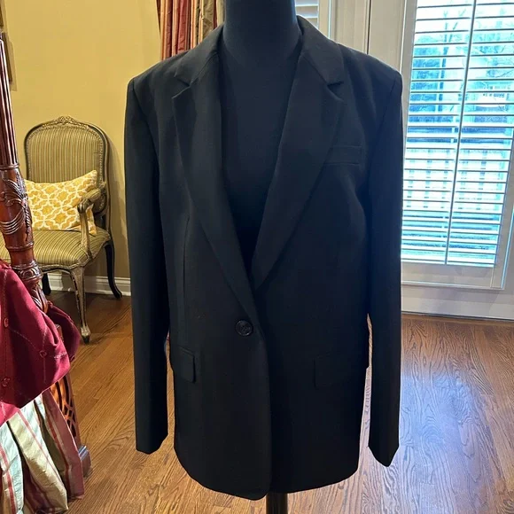 Classic Black Kline Blazer Madewell New Boyfriend size 8 2024 - Picture 3 of 6